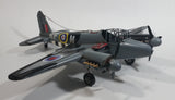 Vintage Style Mosquito RF-M WWII Large Tin Metal Military Airplane