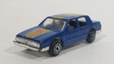 Vintage Summer Marz Karz Volvo 760 Sedan Safety #1 Blue No. 8802 Die Cast Toy Car Vehicle Made in China