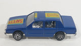 Vintage Summer Marz Karz Volvo 760 Sedan Safety #1 Blue No. 8802 Die Cast Toy Car Vehicle Made in China