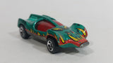 1996 Hot Wheels Street Eaters Speed Machine Metallic Green Die Cast Toy Car Vehicle