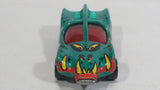 1996 Hot Wheels Street Eaters Speed Machine Metallic Green Die Cast Toy Car Vehicle