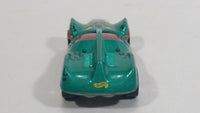 1996 Hot Wheels Street Eaters Speed Machine Metallic Green Die Cast Toy Car Vehicle