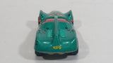 1996 Hot Wheels Street Eaters Speed Machine Metallic Green Die Cast Toy Car Vehicle