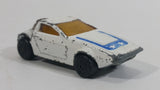 Vintage 1972 Lesney Matchbox Superfast Tanzara White No. 53 Die Cast Toy Car Vehicle Made in England