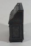 Vintage Miniature Roll Top Secretary Desk Metal Pencil Sharpener Doll House Furniture Size