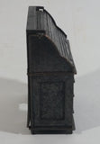 Vintage Miniature Roll Top Secretary Desk Metal Pencil Sharpener Doll House Furniture Size