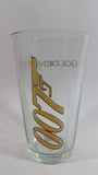 James Bond 007 Goldeneye Movie Film 5 3/4" Tall PP7 Yellow Gun Drinking Glass Collectible