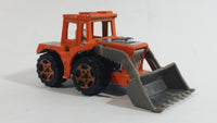 1996 Matchbox Tractor Shovel Orange No. 29 Die Cast Toy Construction Building Equipment Vehicle