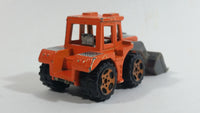 1996 Matchbox Tractor Shovel Orange No. 29 Die Cast Toy Construction Building Equipment Vehicle