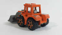 1996 Matchbox Tractor Shovel Orange No. 29 Die Cast Toy Construction Building Equipment Vehicle