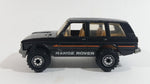 1996 Hot Wheels Range Rover Metallic Black Die Cast Toy Car Vehicle