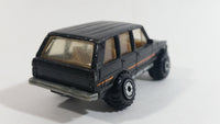 1996 Hot Wheels Range Rover Metallic Black Die Cast Toy Car Vehicle