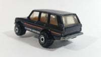 1996 Hot Wheels Range Rover Metallic Black Die Cast Toy Car Vehicle