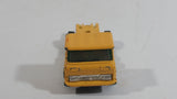 Vintage Yatming Semi Delivery Truck Yellow Die Cast Toy Car Vehicle