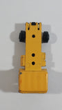 Vintage Yatming Semi Delivery Truck Yellow Die Cast Toy Car Vehicle