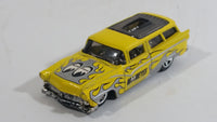 2012 Hot Wheels HW Performance 8 Crate Yellow Die Cast Toy Car Vehicle