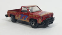 Zee Toys Zylmex Dyna Wheels Pace Setters GMC Chevy Fleetside Truck D99 #77 1 Dark Red Maroon Diecast Toy Car Vehicle