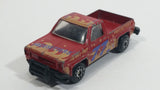 Zee Toys Zylmex Dyna Wheels Pace Setters GMC Chevy Fleetside Truck D99 #77 1 Dark Red Maroon Diecast Toy Car Vehicle