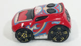 2010 Hot Wheels Race World Cave Rocket Box Red Die Cast Toy Car Vehicle