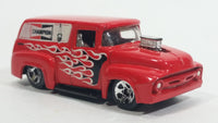 2010 Hot Wheels HW Performance 1956 Ford Truck Champion Spark Plugs Red Die Cast Toy Car Hot Rod Vehicle