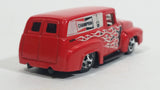 2010 Hot Wheels HW Performance 1956 Ford Truck Champion Spark Plugs Red Die Cast Toy Car Hot Rod Vehicle