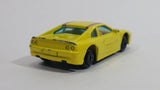 Vintage Yatming Ferrari 355 Millionaire Yellow Die Cast Toy Luxury Sports Dream Car Vehicle