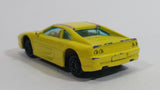 Vintage Yatming Ferrari 355 Millionaire Yellow Die Cast Toy Luxury Sports Dream Car Vehicle