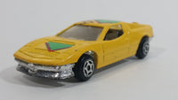 Summer Marz Karz No. 8805 Ferrari Testarossa '2001' Yellow Die Cast Toy Exotic Race Car Vehicle