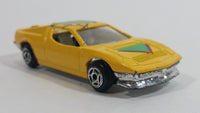 Summer Marz Karz No. 8805 Ferrari Testarossa '2001' Yellow Die Cast Toy Exotic Race Car Vehicle