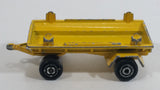 Majorette Shell Fuel Tanker Transport Trailer Yellow Die Cast Toy Car Vehicle 2152700