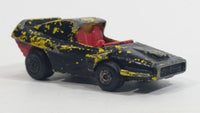 1972 Lesney Matchbox Superfast Woosh - N - Push No. 58 Yellow (Painted Black) Die Cast Toy Car Vehicle