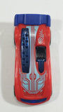 2010 Hot Wheels Trick Tracks Battle Spec Orange Blue Die Cast Toy Car Vehicle