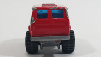 1997 Matchbox New Look! 4x4 Chevy Van "Claws" Red Die Cast Toy Car Vehicle