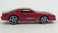 2012 Hot Wheels Camaro IROC-Z Red Die Cast Toy Car Vehicle