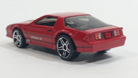 2012 Hot Wheels Camaro IROC-Z Red Die Cast Toy Car Vehicle