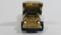 1977 Hot Wheels Buzz-Off The Gold One Gold Chrome Die Cast Toy Car Vehicle with Opening Rear Hood