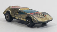 1977 Hot Wheels Buzz-Off The Gold One Gold Chrome Die Cast Toy Car Vehicle with Opening Rear Hood