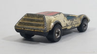 1977 Hot Wheels Buzz-Off The Gold One Gold Chrome Die Cast Toy Car Vehicle with Opening Rear Hood