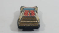 1977 Hot Wheels Buzz-Off The Gold One Gold Chrome Die Cast Toy Car Vehicle with Opening Rear Hood