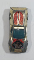 1977 Hot Wheels Buzz-Off The Gold One Gold Chrome Die Cast Toy Car Vehicle with Opening Rear Hood