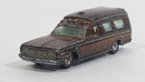 Vintage 1975 Tomy Tomica Toyota Ambulance 1/70 Scale Painted Brown (Originally White) No. 40 Die Cast Toy Car Vehicle