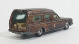 Vintage 1975 Tomy Tomica Toyota Ambulance 1/70 Scale Painted Brown (Originally White) No. 40 Die Cast Toy Car Vehicle