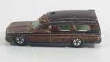 Vintage 1975 Tomy Tomica Toyota Ambulance 1/70 Scale Painted Brown (Originally White) No. 40 Die Cast Toy Car Vehicle