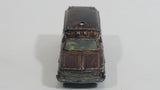 Vintage 1975 Tomy Tomica Toyota Ambulance 1/70 Scale Painted Brown (Originally White) No. 40 Die Cast Toy Car Vehicle