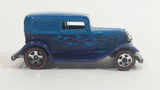 2008 Hot Wheels All Stars '32 Ford Delivery Truck Metalflake Blue Red Line Die Cast Toy Car Vehicle