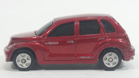 2000 Maisto Chrysler PT Cruiser Metalflake Dark Red Die Cast Toy Car Vehicle