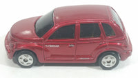 2000 Maisto Chrysler PT Cruiser Metalflake Dark Red Die Cast Toy Car Vehicle