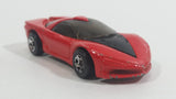 1995 Hot Wheels Pontiac Banshee Red Die Cast Toy Sports Car Vehicle - No Imprint