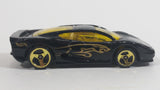 2001 Hot Wheels Company Cars Jaguar XJ220 Black Die Cast Toy Car Vehicle