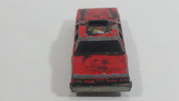 1985 Hot Wheels Crack-Ups Fire Smasher Crash Test Vehicle Red Die Cast Toy Car Vehicle with Flipping Driverside Door